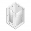 NEW TRENDY Kabina prysznicowa drzwi przesuwne DIORA 100x80x200 PL PRODUKCJA  EXK-1303/EXK-1305
